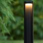 Preview: Lucide COMBO LED Pollerleuchte Schwarz – Ø9 cm, 9W, 3000K, IP54, 45 cm