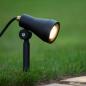 Preview: Lucide SPIKE Gartenstrahler Ø6,5 cm GU10 LED 5W 3000K IP54 Schwarz