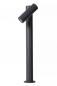 Preview: Lucide TATUM LED Pollerleuchte Anthrazit – 5W, 3000K, IP65, schwenkbar