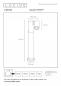 Preview: Lucide TATUM LED Pollerleuchte Anthrazit – 5W, 3000K, IP65, schwenkbar