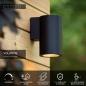 Preview: Lucide VOLANTIS Wandstrahler / Wandleuchte Schwarz E27 IP54 dimmbar