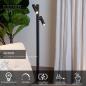 Preview: Lucide ANTRIM Akku Stehlampe mit Leselampe LED 2x2,2W 2700K IP54 Schwarz wiederaufladbar