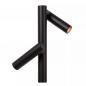 Preview: Lucide ANTRIM Akku Stehlampe mit Leselampe LED 2x2,2W 2700K IP54 Schwarz wiederaufladbar