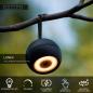 Preview: Lucide LUNEX - wiederaufladbare Wandleuchte Innen/Außen - Akku/Batterie - LED Dim. - 1x2W 3000K - IP54 - Magnetisch - Schwarz