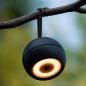 Preview: Lucide LUNEX - wiederaufladbare Wandleuchte Innen/Außen - Akku/Batterie - LED Dim. - 1x2W 3000K - IP54 - Magnetisch - Schwarz
