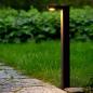 Preview: Lucide TEXAS LED Pollerleuchte Anthrazit – 7W, 3000K, IP54, 60 cm