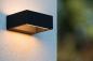 Preview: Lucide GOA LED Wandleuchte IP54 Anthrazit – 10W 3000K Up & Down