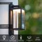 Preview: Lucide CLAIRETTE - Wandleuchte Innen/Außen - LED - 1x13W 3000K - IP54 - Bewegung und Tag/Nacht-Sensor - Anthrazit