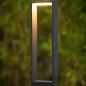 Preview: Lucide GOA LED Pollerleuchte Anthrazit – 10W, 3000K, IP54, 60 cm