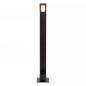 Preview: Lucide LAWFORD LED Pollerleuchte Schwarz – 6W, 3000K, IP54, 60 cm