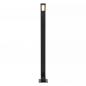 Preview: Lucide LAWFORD LED Pollerleuchte Schwarz – 6W, 3000K, IP54, 80,5 cm