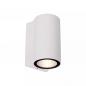 Preview: Lucide AKRA – Wandleuchte Außen LED 1x6W 2700K IP54 Weiß