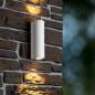 Preview: Lucide AKRA – Außenwandleuchte LED 2x6,5W 2700K IP54 Weiß