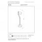 Preview: Lucide ESTAL LED Pollerleuchte Rostfarben – 9W, 2700K, IP54, 50 cm