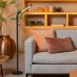 Preview: Lucide Stehlampe GILLY – Akku LED Leselampe mit Touchdimmer Schwarz