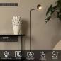 Preview: Lucide COMET LED Stehleuchte Akku 138cm 3W 2700K Schwarz 3 StepDim