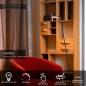 Preview: Lucide Stehlampe LAVALE – LED Leselampe mit Touchdimmer Schwarz