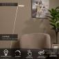 Preview: Lucide Stehlampe LAVALE – LED Leselampe mit Touchdimmer Weiß