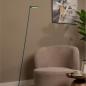 Preview: Lucide Stehlampe LAVALE – LED Leselampe mit Touchdimmer Türkis