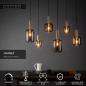 Preview: Lucide JOANET Pendelleuchte 6xE27 Rauchglas Grau modern dimmbar