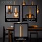 Preview: Lucide JOANET Pendelleuchte 6xE27 Rauchglas Grau modern dimmbar