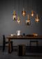 Preview: Lucide JOANET Pendelleuchte 6xE27 Rauchglas Grau modern dimmbar