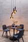 Preview: Lucide MARIUS Pendelleuchte Ø48,5cm 3xE27 Schwarz Rauchglas höhenverstellbar