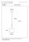 Preview: Lucide JOANET Pendelleuchte Ø16 cm E27 Rauchglas Grau Messing