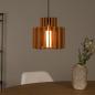 Preview: Lucide ROLLO Pendelleuchten 1xE27 Terrakotta Japandi Filz dimmbar