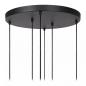 Preview: Lucide JOANET Pendelleuchte Ø65 cm 4xE27 Messing Rauchglas