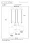 Preview: Lucide JOANET Pendelleuchte Ø65 cm 4xE27 Messing Rauchglas