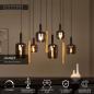 Preview: Lucide JOANET Pendelleuchte 6xE27 Messing modern Glas dimmbar