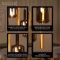 Preview: Lucide JOANET Pendelleuchte 6xE27 Messing modern Glas dimmbar