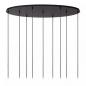 Preview: Lucide JOANET Pendelleuchte 6xE27 Messing modern Glas dimmbar