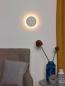 Preview: Lucide EKLYPS LED Wandleuchte Ø15 cm Weiß 3000K 7W moderne Akzentlampe