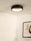 Preview: Lucide TALOWE LED Deckenleuchte Ø30cm 20W 3000K Schwarz dimmbar