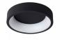 Preview: Lucide TALOWE LED Deckenleuchte Ø30cm 20W 3000K Schwarz dimmbar