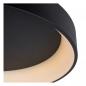 Preview: Lucide TALOWE LED Deckenleuchte Ø60 cm Schwarz 3000K dimmbar 42W