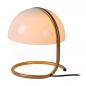 Preview: Lucide CATO Tischlampe Ø23,5cm E27 Weiß Retro Glas Metall