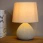 Preview: Lucide RAMZI Tischleuchte Ø18cm 1xE14 Beige Keramik Japandi
