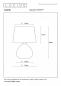 Preview: Lucide RAMZI Tischleuchte Ø18cm 1xE14 Beige Keramik Japandi