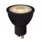 Preview: Lucide MR16 LED Lampe GU10 5W 3000K dimmbar Schwarz