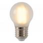 Preview: Lucide G45 LED Glühfadenlampe E27 Ø4,5 cm 4W 2700K dimmbar Matt