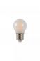 Preview: Lucide G45 LED Glühfadenlampe E27 Ø4,5 cm 4W 2700K dimmbar Matt