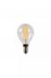 Preview: Lucide P45 LED Glühfadenlampe Ø4,5 cm E14 4W 2700K dimmbar Transparent
