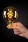 Preview: Lucide G95 LED Glühfadenlampe Ø9,5cm E27 4,9W 2200K Amber dimmbar