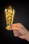 Preview: Lucide ST64 LED Glühfadenlampe Ø6,4cm E27 4,9W 2200K Amber dimmbar Vintage
