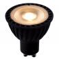 Preview:  Lucide MR16 - Led Lampe - Ø 5 cm - LED Dim to warm - GU10 - 1x5W 2200K/3000K - Schwarz CRI 95
