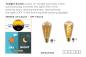 Preview: Lucide ST64 TWILIGHT SENSOR E27 LED Filament 4W 2200K 300 lm Amber – mit Dämmerungssensor
