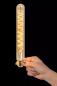 Preview: Lucide T32 LED Glühfadenlampe Ø3,2cm E27 4,9W 2200K Amber dimmbar Rohr